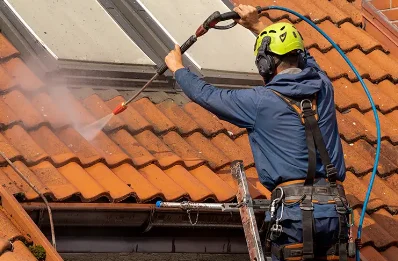 Démoussage et hydrofuge de toiture à Joncy